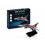QUEBRA CABEÇA 3D PUZZLE EUROFIGHTER TYPHOON 1/32 75 PEÇAS REVELL REV 00253